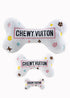 White Chewy Vuiton Bones Squeaker Dog Toy Large-Haute Diggity Dog-Matakana Pharmacy