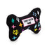 Black Monogram Chewy Vuiton Bone Squeaker Dog Toy Large-Haute Diggity Dog-Matakana Pharmacy