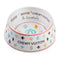 White Chewy Vuiton Dog Bowl - Large-Haute Diggity Dog-Matakana Pharmacy