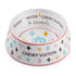 White Chewy Vuiton Dog Bowl - Large-Haute Diggity Dog-Matakana Pharmacy