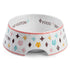 White Chewy Vuiton Dog Bowl - Large-Haute Diggity Dog-Matakana Pharmacy