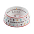 White Chewy Vuiton Dog Bowl Medium-Haute Diggity Dog-Matakana Pharmacy