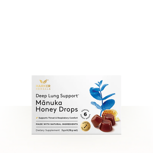 Deep Lung Support | Manuka Honey Drops 6 Pack-Harker Herbals-Matakana Pharmacy