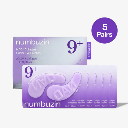 NO.9 NAD+ Collagen Under Eye Patches 5 Pack-numbuzin-Matakana Pharmacy