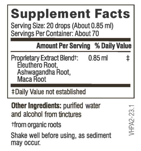 Image of Herbal HPA - Liquorice Free 30ml supplement facts