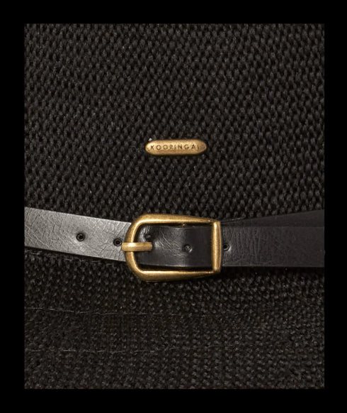 Womens Wide Brim Leslie Black One Size-Kooringal-Matakana Pharmacy
