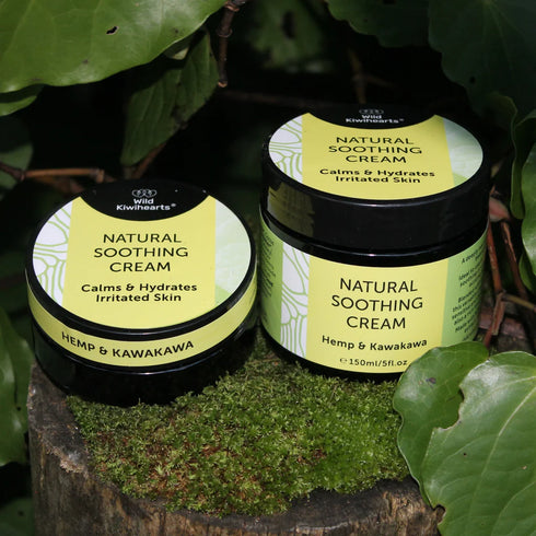 Image of WILD KIWIHEARTS Natural Soothing Cream (Hemp & Kawakawa) 50ml