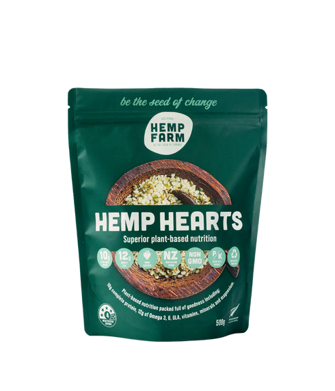 Hemp Hearts 500g-Hemp Farm-Matakana Pharmacy