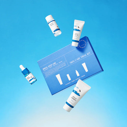 Birch Juice Trial Kit | Cleanser + Toner + Ampoule + Cream-Round Lab-Matakana Pharmacy