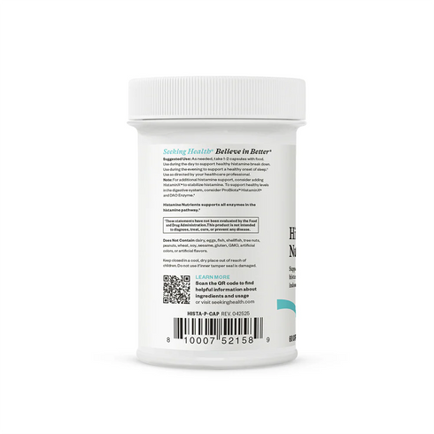 Histamine Nutrients 60 Capsules-Seeking Health-Matakana Pharmacy