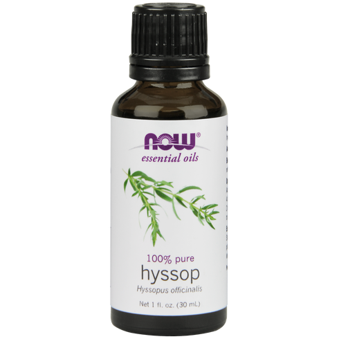 NOW Essential Oil 100% Pure Hyssop 30ml-NOW Supplements-Matakana Pharmacy