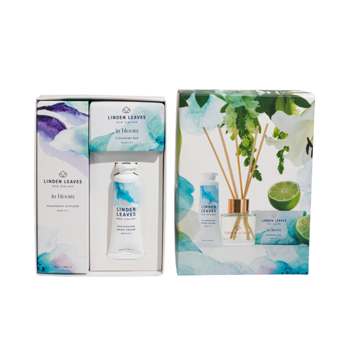 Aqua Lily Body & Souls Gift Set 3pc-Linden Leaves-Matakana Pharmacy