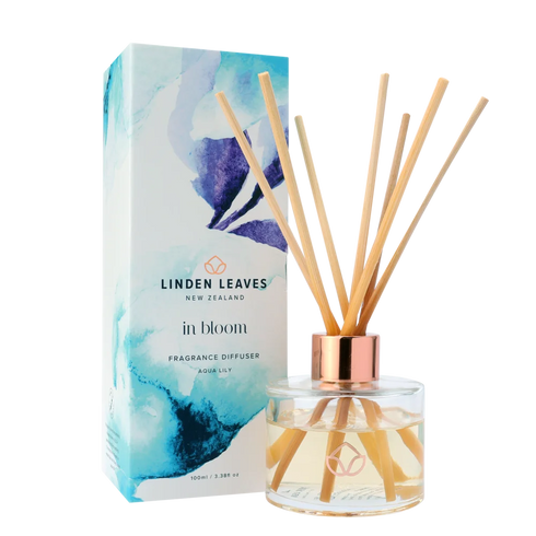 Aqua Lily Fragrance Diffuser 100ml-Linden Leaves-Matakana Pharmacy