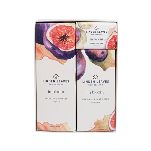 Amber Fig Hands & Home Gift Set 3pc-Linden Leaves-Matakana Pharmacy