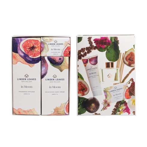Amber Fig Hands & Home Gift Set 3pc-Linden Leaves-Matakana Pharmacy