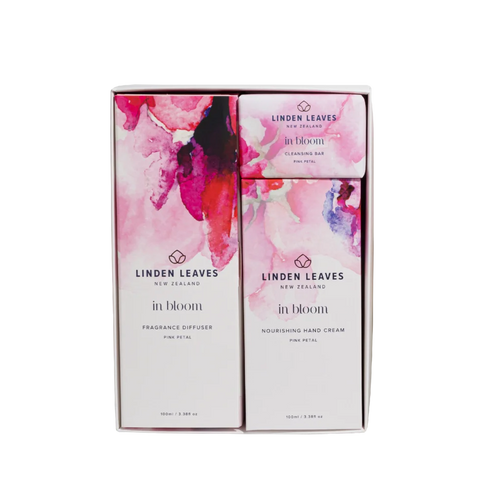 Pink Petal Hand & Home Gift Set 3pc-Linden Leaves-Matakana Pharmacy