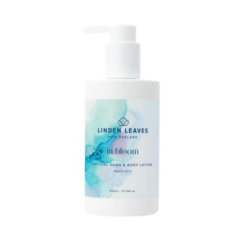 Aqua Lily Hand & Body Lotion 300ml-Linden Leaves-Matakana Pharmacy