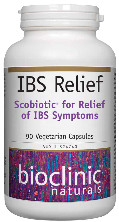 IBS Relief 90 Caps-BioClinic Naturals-Matakana Pharmacy
