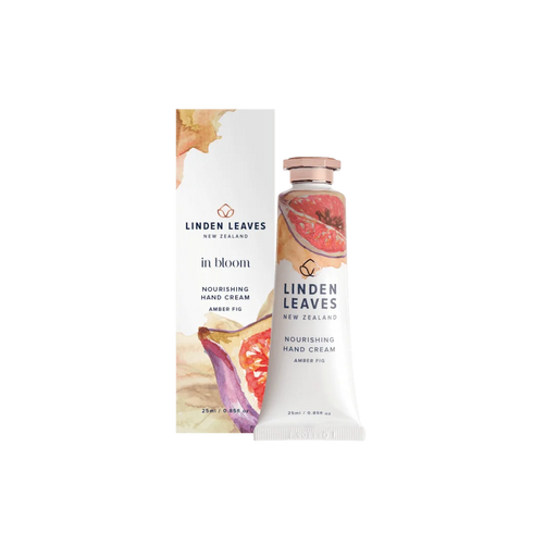 Amber Fig Hand Cream Boxed 25ml-Linden Leaves-Matakana Pharmacy
