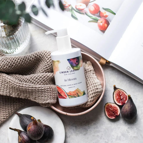 Amber Fig Hand & Body Wash 300ml-Linden Leaves-Matakana Pharmacy