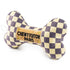 Checker Chewy Vuiton Bones Squeaker Dog Toy XL-Haute Diggity Dog-Matakana Pharmacy