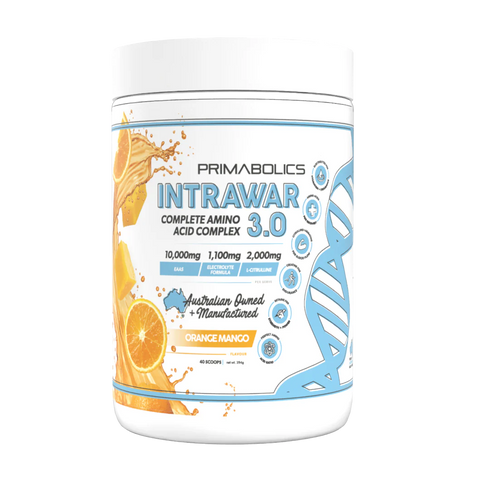 Intrawar Complete Amino Complex Orange Mango Powder-Primabolics-Matakana Pharmacy