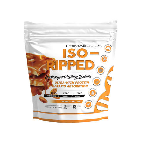 Iso Ripped Peanut Brittle 55 Serve-Primabolics-Matakana Pharmacy