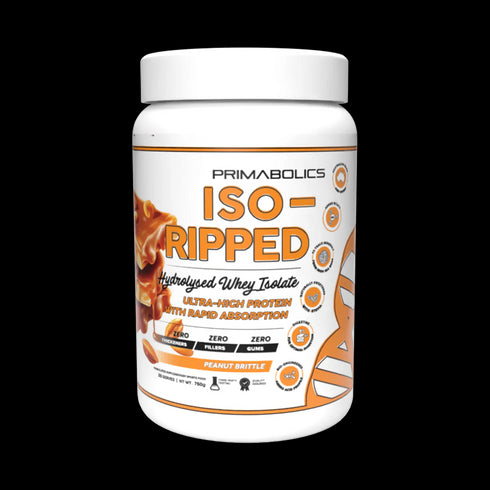 Iso Ripped Peanut Brittle 25 Serve-Primabolics-Matakana Pharmacy