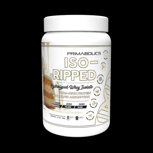 Iso Ripped Vanilla Cake Frosting 25 Serve-Primabolics-Matakana Pharmacy