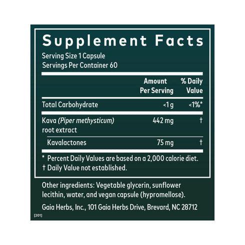 Kava Root 60 Capsules