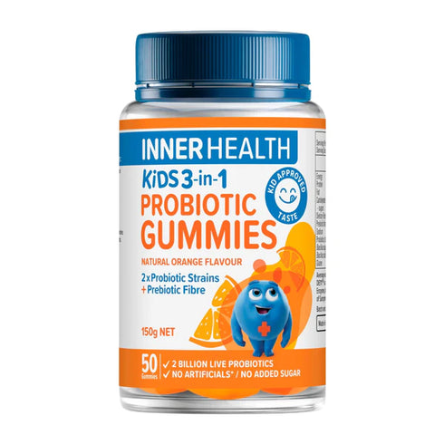 Image of Inner Health Kids 3-in-1 Probiotic Gummies 50s