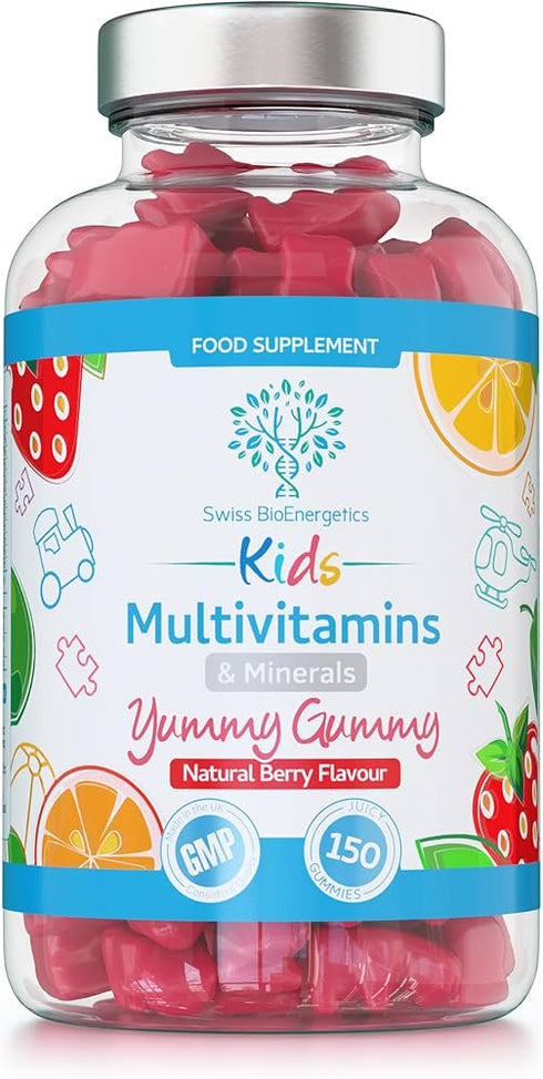 Kids Multivitamin & Multimineral Gummies Natural Berry 60