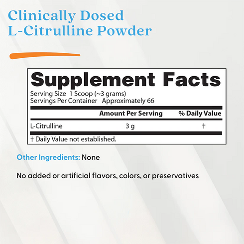 L-Citrulline Powder 200g | Circulation Support