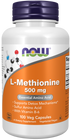 Image of L-Methionine 500mg 100caps