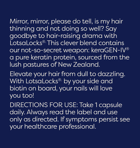 LotsaLocks 90 Capsules-MenoMe-Matakana Pharmacy