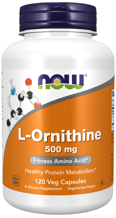 Image of L-Ornithine 500mg 120vcaps