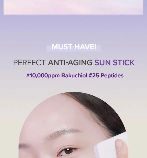 Vegan Peptide Bakuchiol Sun Stick SPF50+ 18g-Mary&May-Matakana Pharmacy