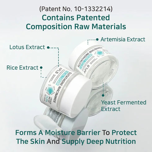 Glutathione Niacinamide Facial Cream 55ml-APLB-Matakana Pharmacy