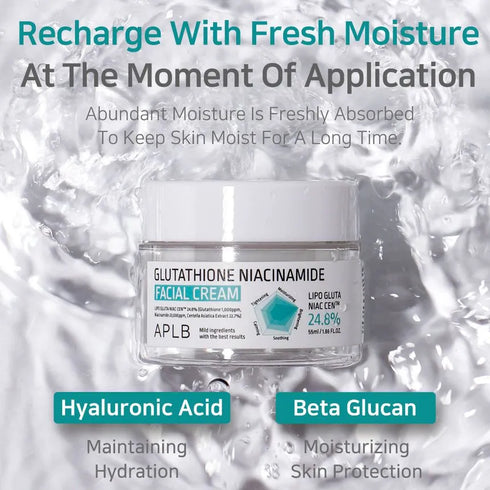 Glutathione Niacinamide Facial Cream 55ml-APLB-Matakana Pharmacy