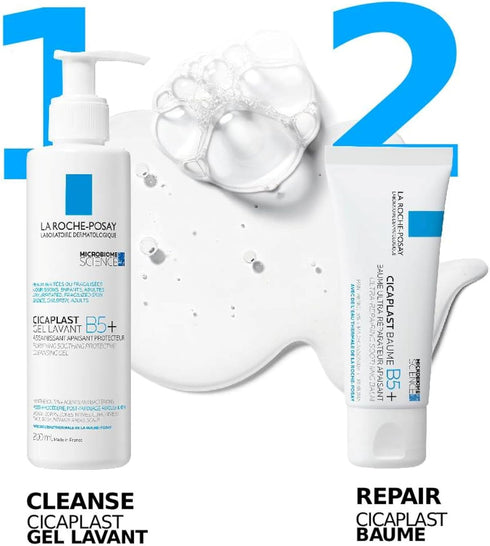 La Roche Posay Cicaplast B5+ Gel Cleanser Lavant 200ml-La Roche Posay-Matakana Pharmacy