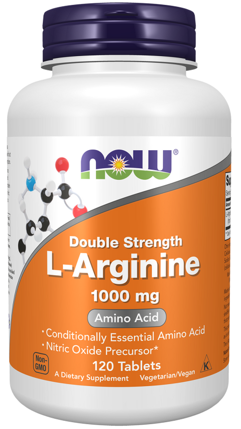 image of L-Arginine, Double Strength 1000mg 120tabs