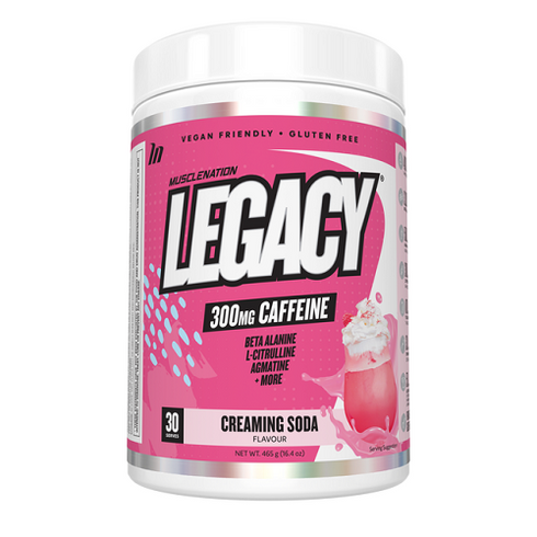 Legacy Pre Workout Creaming Soda 465g-MuscleNation-Matakana Pharmacy