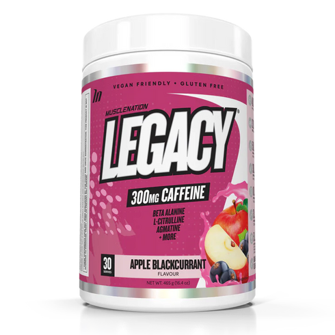 Legacy Pre Workout Apple Blackcurrant 465g-MuscleNation-Matakana Pharmacy