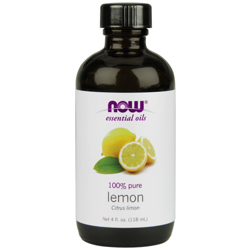 NOW Essential Oil 100% Pure Lemon 118ml-NOW Supplements-Matakana Pharmacy