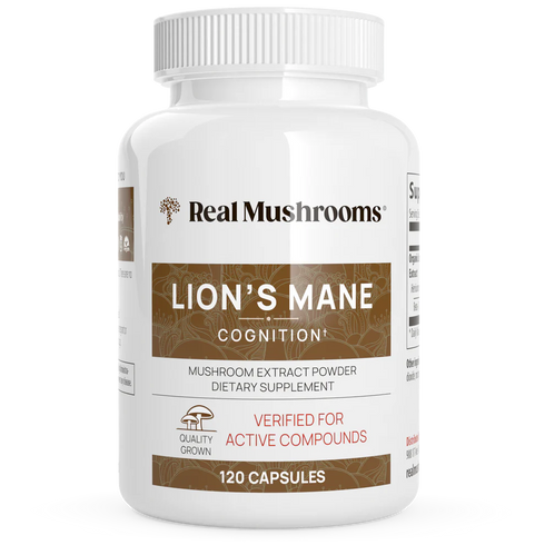 Lion's Mane Extract 120 Capsules-Real Mushrooms-Matakana Pharmacy