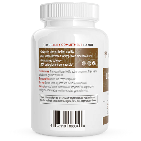 Lion's Mane Extract 120 Capsules-Real Mushrooms-Matakana Pharmacy