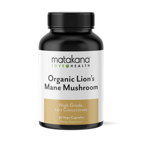 Image of Lion's Mane Mushroom 30 650mg Organic Caps