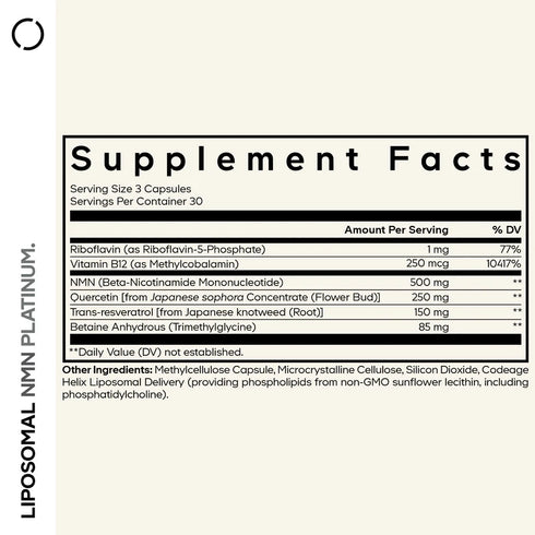 Liposomal NMN 30 Capsules-CODEAGE-Matakana Pharmacy