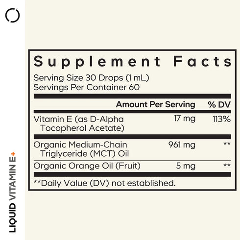 Liquid Vitamin E 59ml-CODEAGE-Matakana Pharmacy