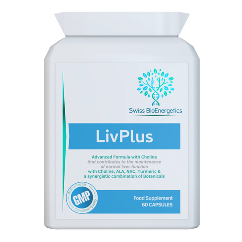 LivPlus with NAC & Turmeric 60 Capsules-Swiss Bioenergetics-Matakana Pharmacy